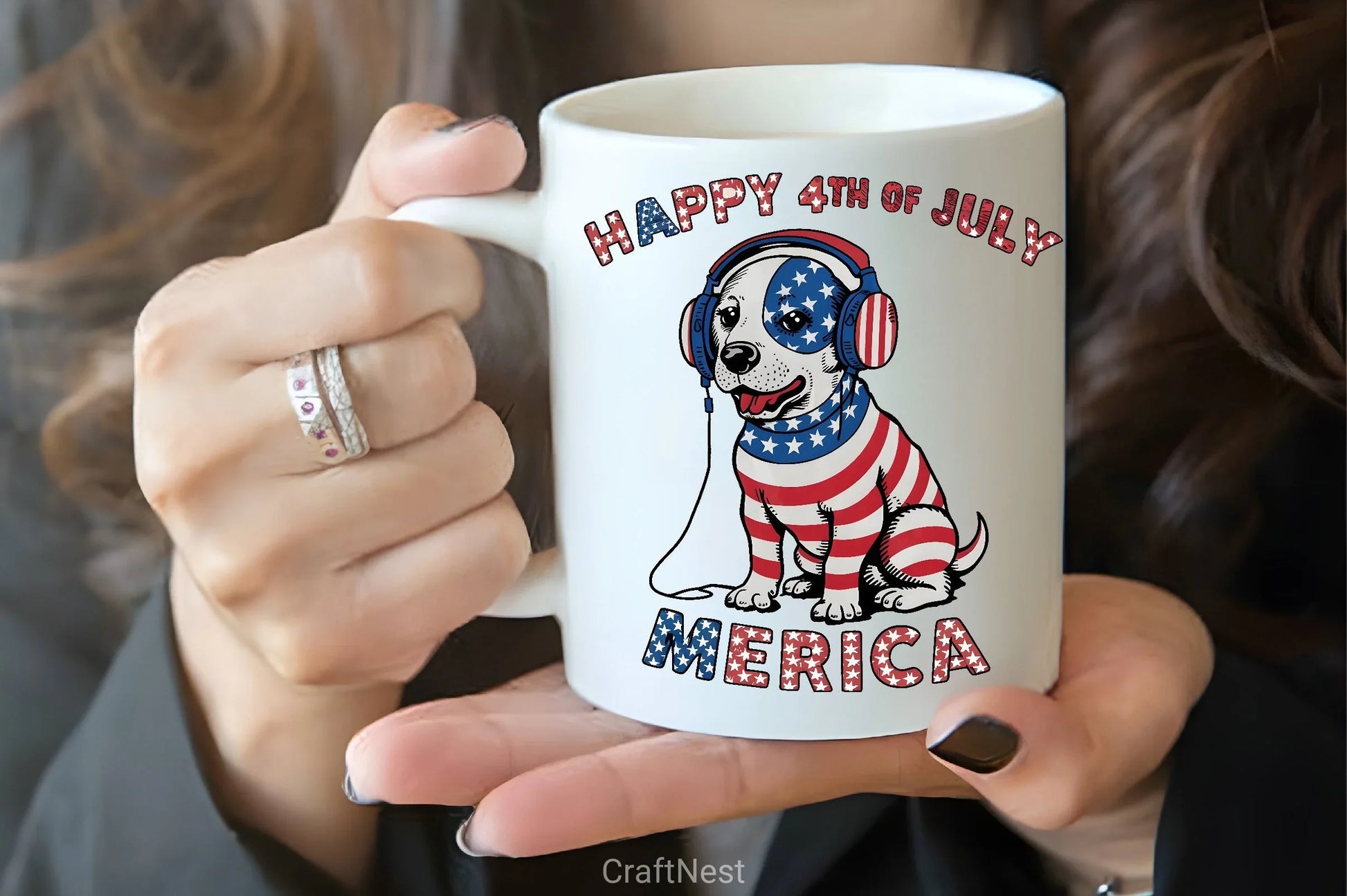 Happy 4th July Dog Clipart Bundle 3 - CraftNest - Digital Crafting and Art