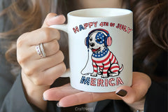 Happy 4th July Dog Clipart Bundle 3 - CraftNest - Digital Crafting and Art