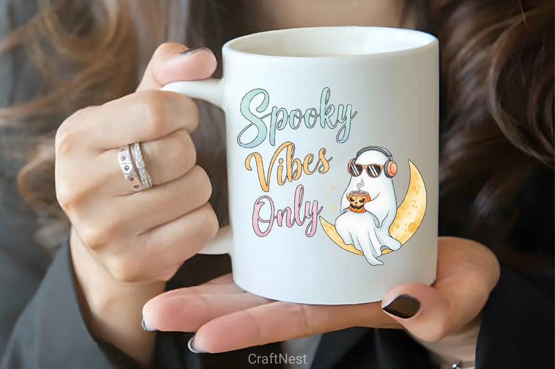 Halloween Ghost Headphones Clipart Bundle - CraftNest - Digital Crafting and Art