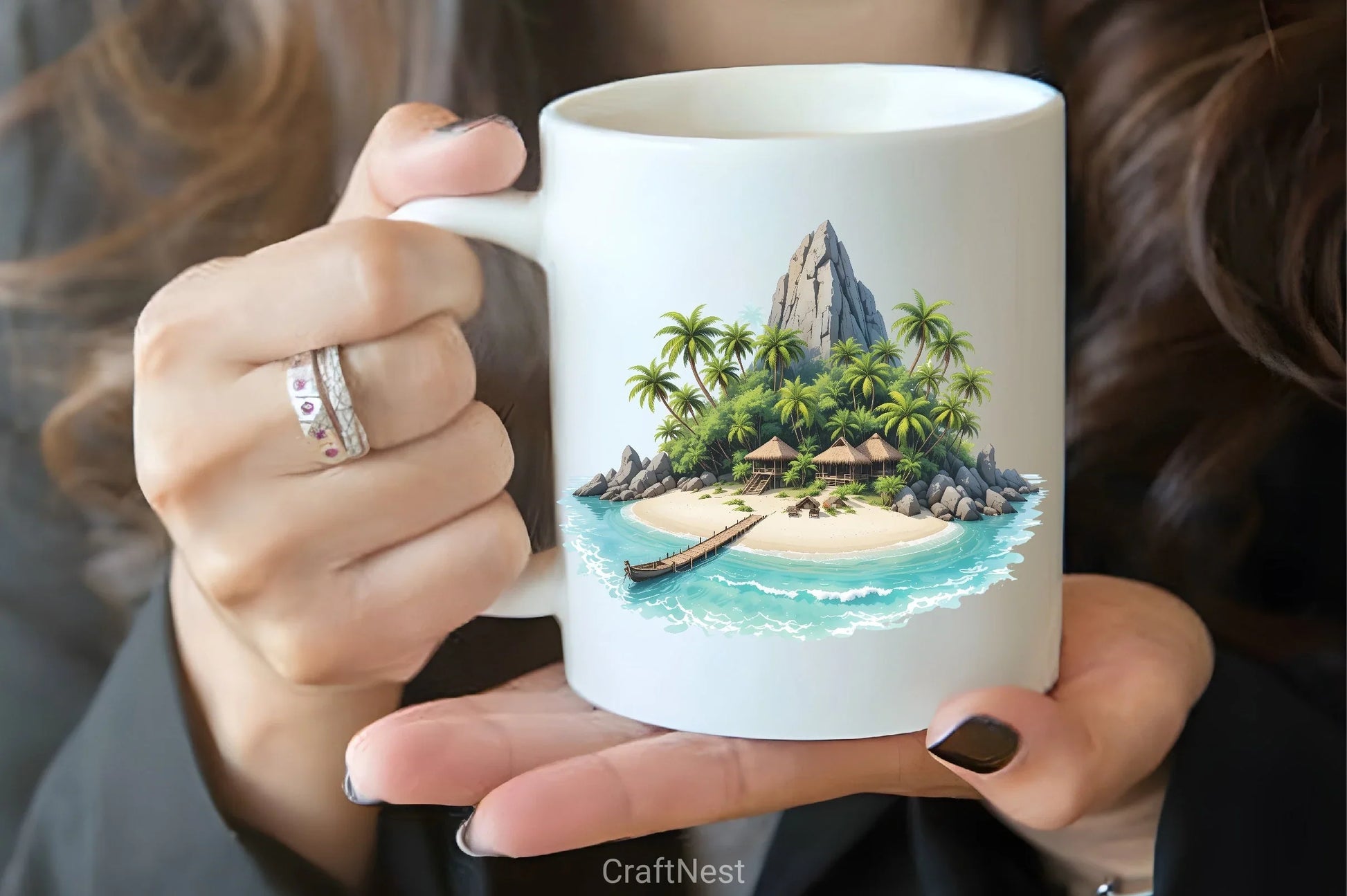 Tropical Summer Aesthetic Clipart Bundle - CraftNest - Digital Crafting and Art