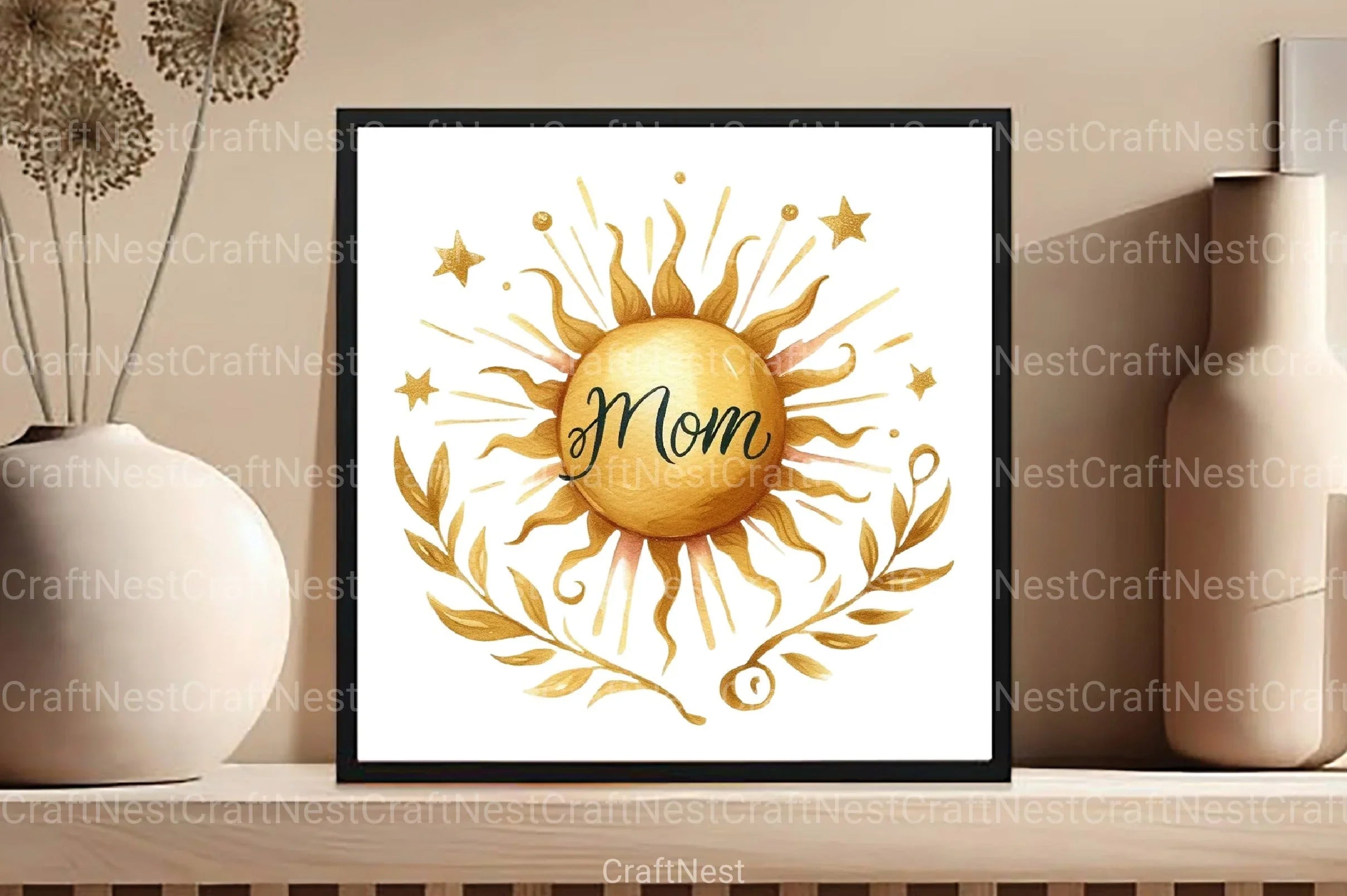 Sunshine & Love Mother's Day Clipart Bundle 1 - CraftNest - Digital Crafting and Art