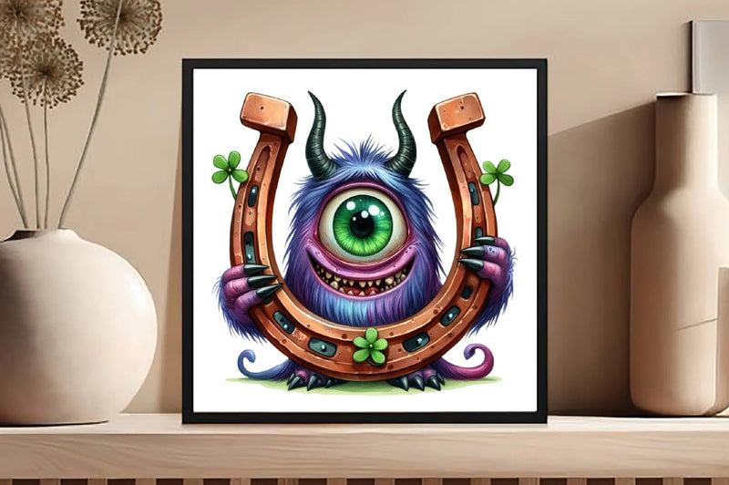 St. Patrick's Day Monsters Clipart Bundle - CraftNest - Digital Crafting and Art