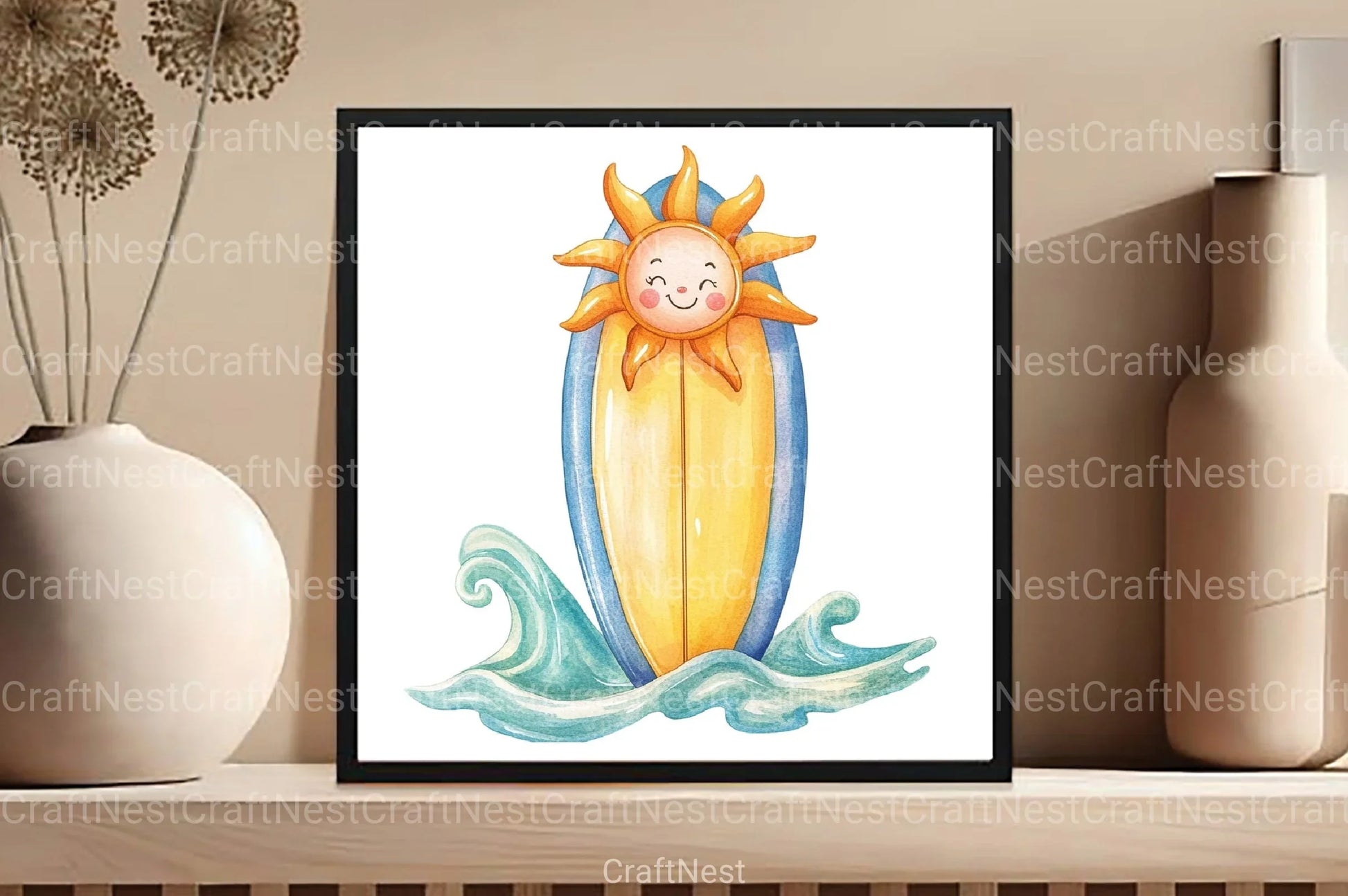 Summer Surfboard Clipart Bundle 99 - CraftNest - Digital Crafting and Art