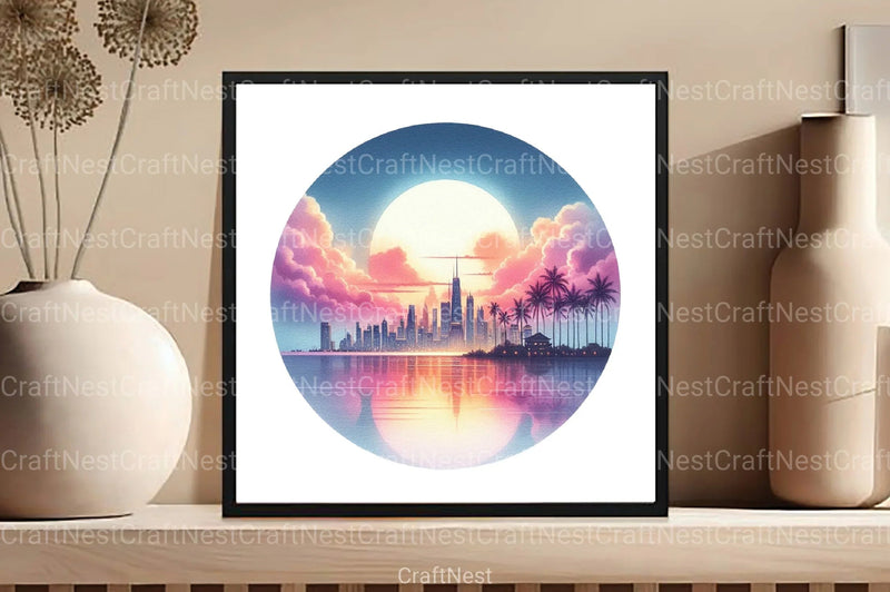 Summer City Clipart Bundle 154 - CraftNest - Digital Crafting and Art