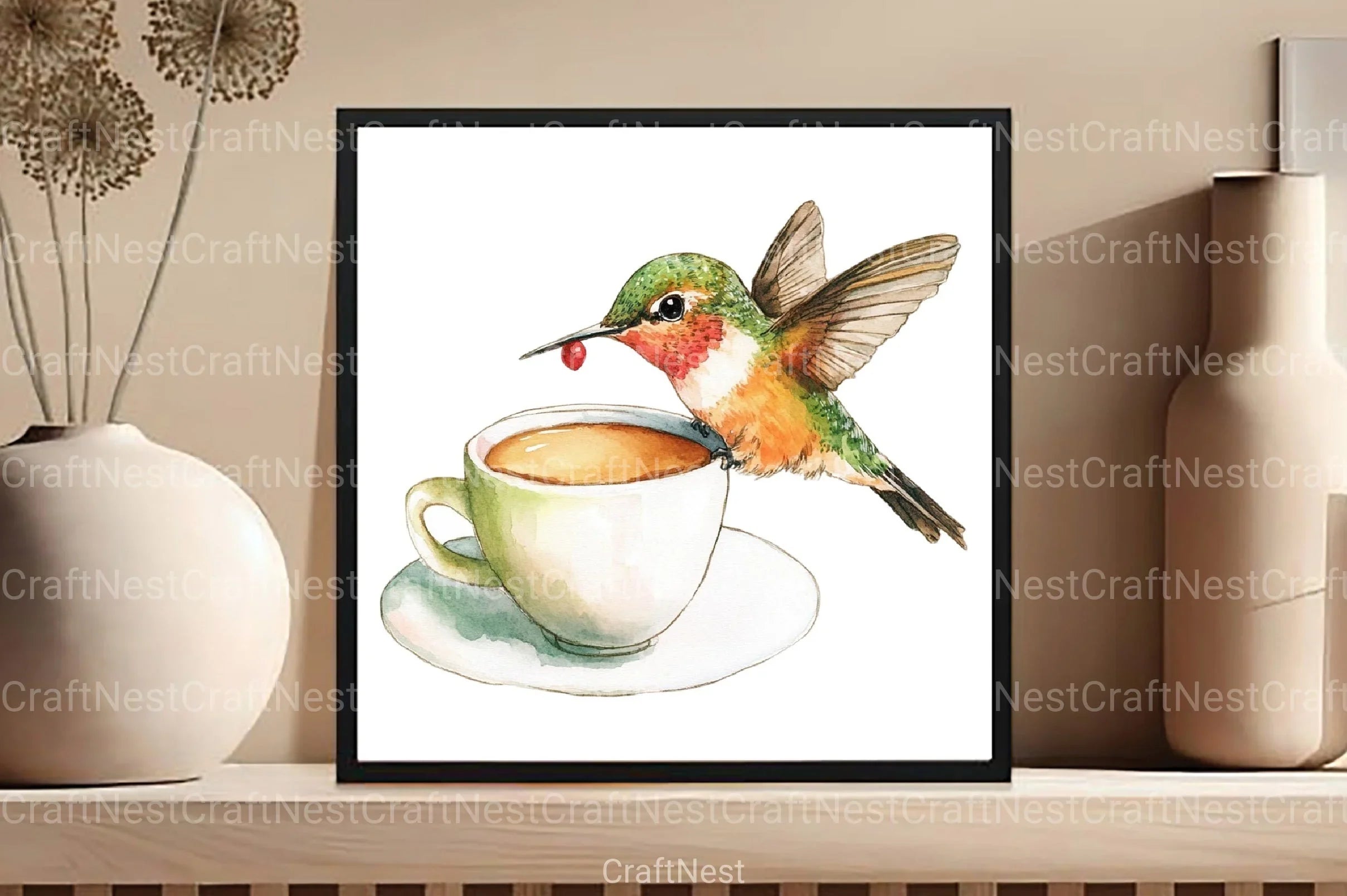 Funny Cartoon Caffeinated Bird Clipart Bundle - CraftNest - Digital Crafting and Art