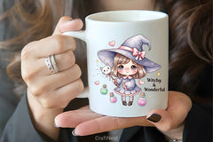 Cute Witch Clipart Bundle - CraftNest - Digital Crafting and Art