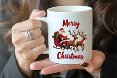 Vintage Santa Sleigh T Shirt Clipart Bundle - CraftNest - Digital Crafting and Art