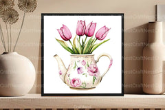 Spring Tulips Clipart Bundle 99 - CraftNest - Digital Crafting and Art