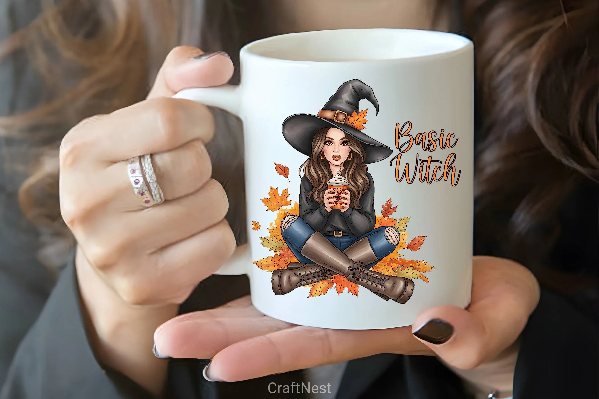 Basic Witch Pumpkin Spice Clipart Bundle - CraftNest - Digital Crafting and Art