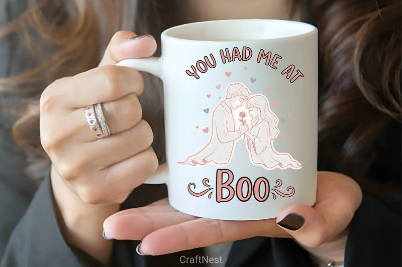 You Had Me At Boo Tee Clipart Bundle - CraftNest - Digital Crafting and Art