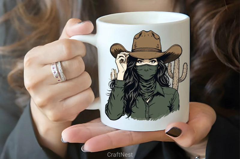 Cowgirl Woman Clipart Bundle - CraftNest - Digital Crafting and Art