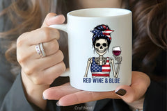 4th of July Wine & Blue Clipart Bundle 2 - CraftNest - Digital Crafting and Art