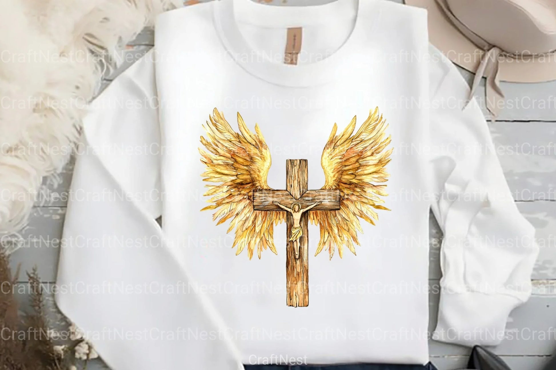 Christian Rustic Easter Clipart Bundle - CraftNest - Digital Crafting and Art