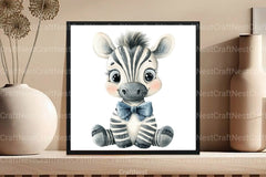 Cute Safari Animals Clipart Bundle 2 - CraftNest - Digital Crafting and Art