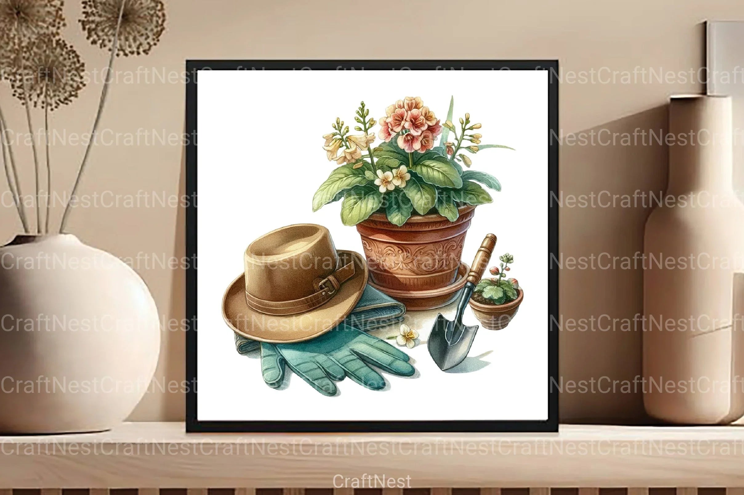 Summer Garden Clipart Bundle 55 - CraftNest - Digital Crafting and Art