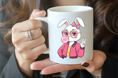 Easter Bunny Coquette Clipart Bundle - CraftNest - Digital Crafting and Art