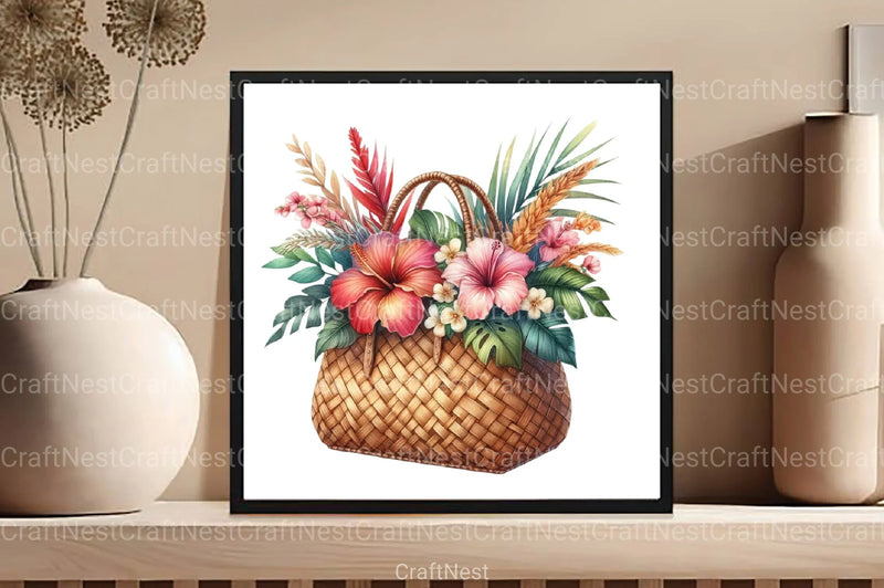 Tropical Summer Vacation Beach Clipart Bundle 99 - CraftNest - Digital Crafting and Art