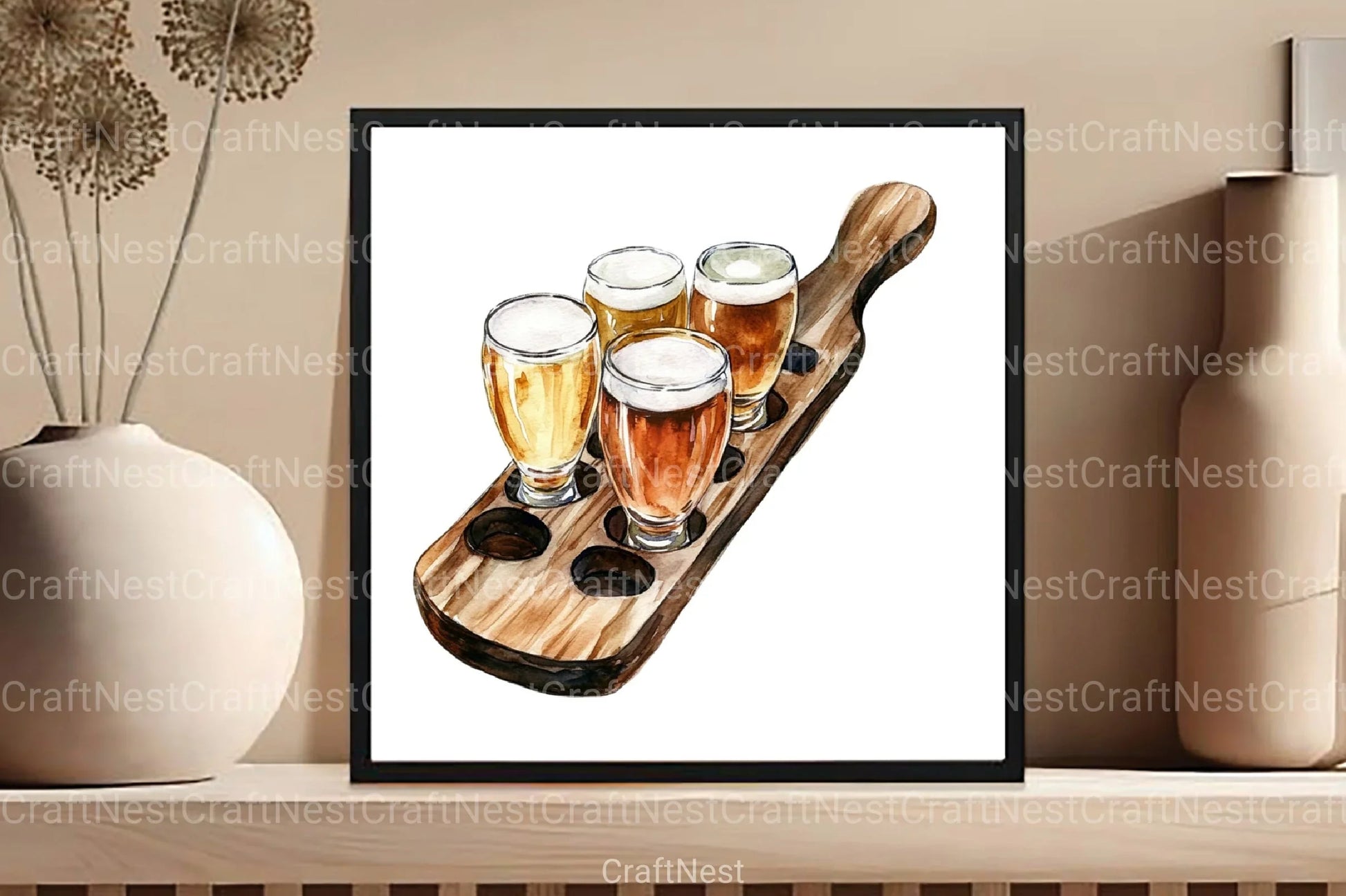 Vintage Summer Beer Clipart Bundle 2 - CraftNest - Digital Crafting and Art