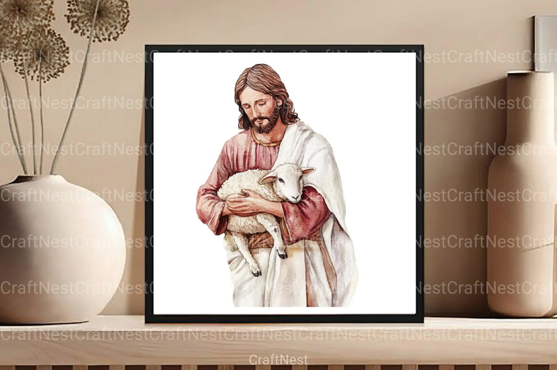 Christian Rustic Easter Clipart Bundle - CraftNest - Digital Crafting and Art