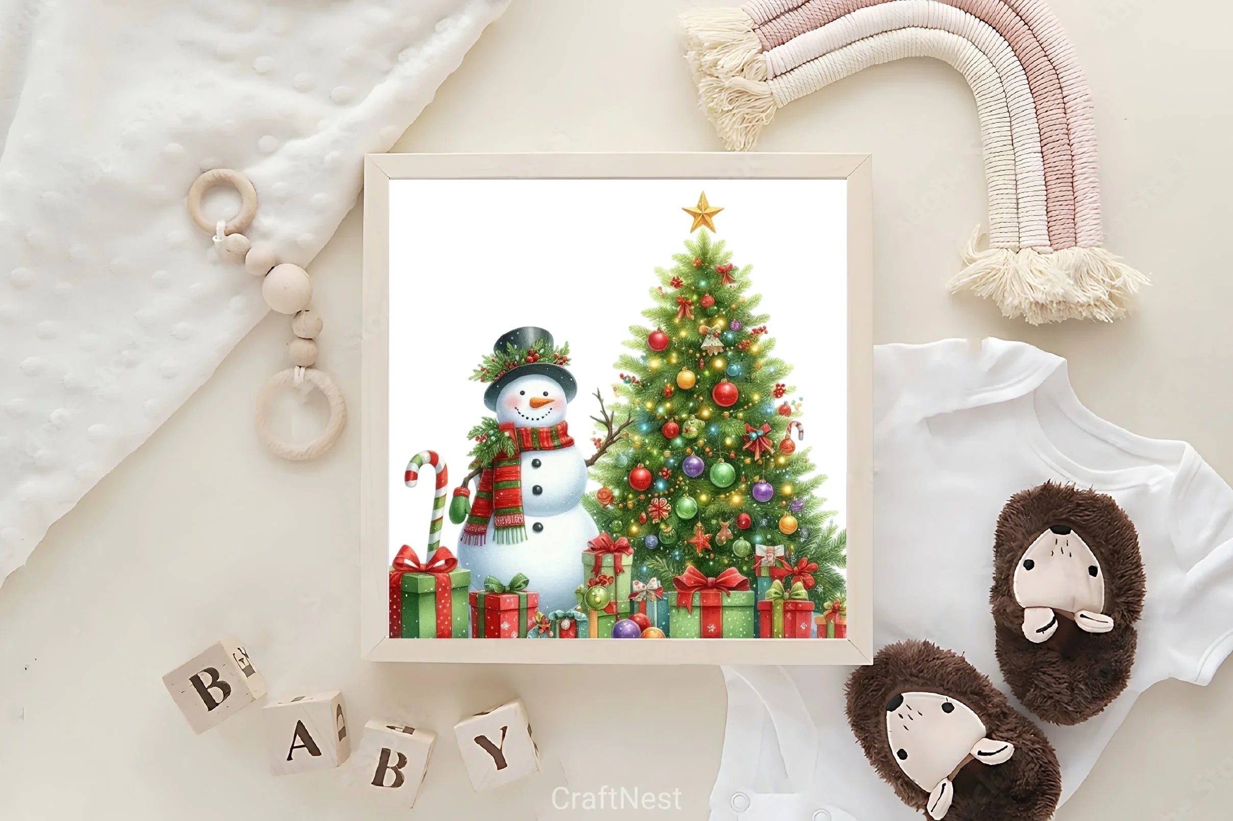 Festive Snowman Clipart Bundle - CraftNest - Digital Crafting and Art