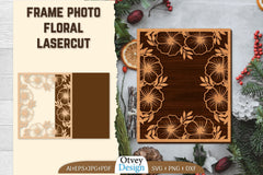 Floral Lasercut Frame SVG Bundle 3 - CraftNest - Digital Crafting and Art