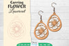 Earring Flower Lasercut SVG Bundle