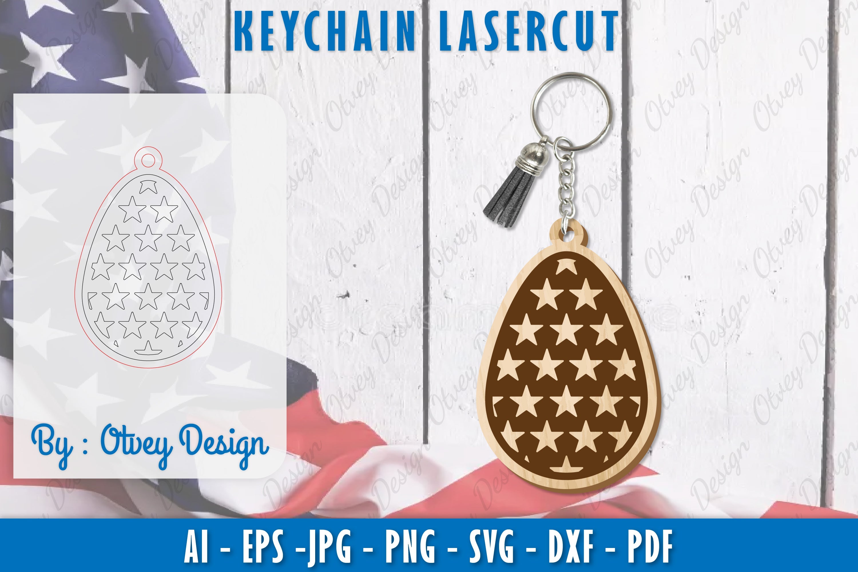 4th of July Keychain SVG Bundle 23 - CraftNest - Digital Crafting and Art