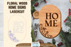 Floral Home Wood Signs SVG Bundle