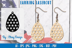 4th of July Earring SVG Bundle 2 - CraftNest - Digital Crafting and Art