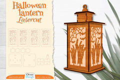 Halloween Lantern Lasercut SVG Bundle - CraftNest - Digital Crafting and Art
