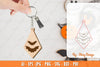 Keychain Halloween Lasercut SVG Bundle