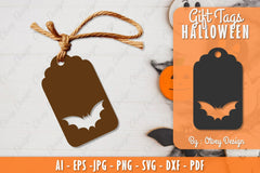 Halloween Gift Tags SVG Bundle 2 - CraftNest - Digital Crafting and Art