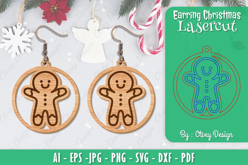 Christmas Earrings SVG Bundle - CraftNest - Digital Crafting and Art