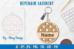 Ball Keychain SVG Bundle 12 - CraftNest - Digital Crafting and Art
