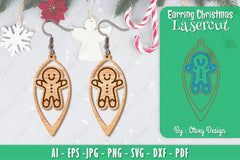 Christmas Earrings SVG Bundle 49 - CraftNest - Digital Crafting and Art