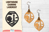 Lighthouse Earring Lasercut SVG Bundle