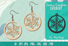 Snowflake Earring Lasercut SVG Bundle