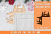 Christmas Deer Door Corner Lasercut SVG Bundle