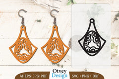 Happy Easter Egg Earring Lasercut SVG Bundle 26 - CraftNest - Digital Crafting and Art