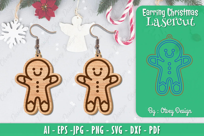Christmas Earrings SVG Bundle - CraftNest - Digital Crafting and Art