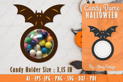 Halloween Candy Dome SVG Bundle 2 - CraftNest - Digital Crafting and Art