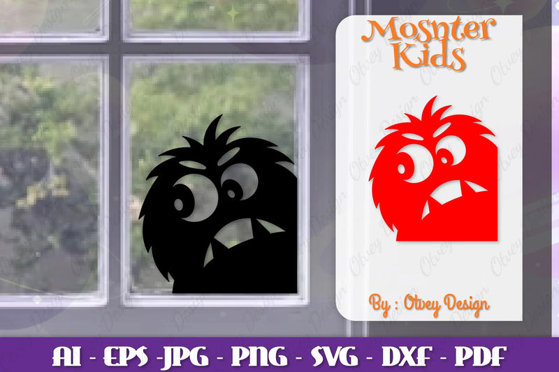 Halloween Window Cling Decor SVG Bundle - CraftNest - Digital Crafting and Art