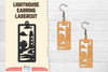 Lighthouse Earring Lasercut SVG Bundle
