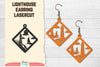 Lighthouse Earring Lasercut SVG Bundle
