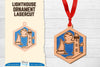 Lighthouse Lasercut Ornament SVG Bundle