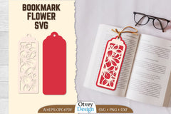 Bookmark Flower SVG Bundle 79 - CraftNest - Digital Crafting and Art