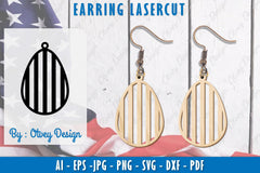 4th of July Earring SVG Bundle 3 - CraftNest - Digital Crafting and Art