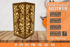 Halloween Lamp Lasercut SVG Bundle 3 - CraftNest - Digital Crafting and Art