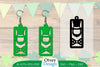 St Patrick's Day Earring Lasercut SVG Bundle