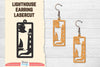 Lighthouse Earring Lasercut SVG Bundle